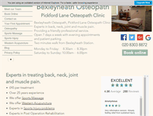 Tablet Screenshot of pickfordlaneosteopath.co.uk
